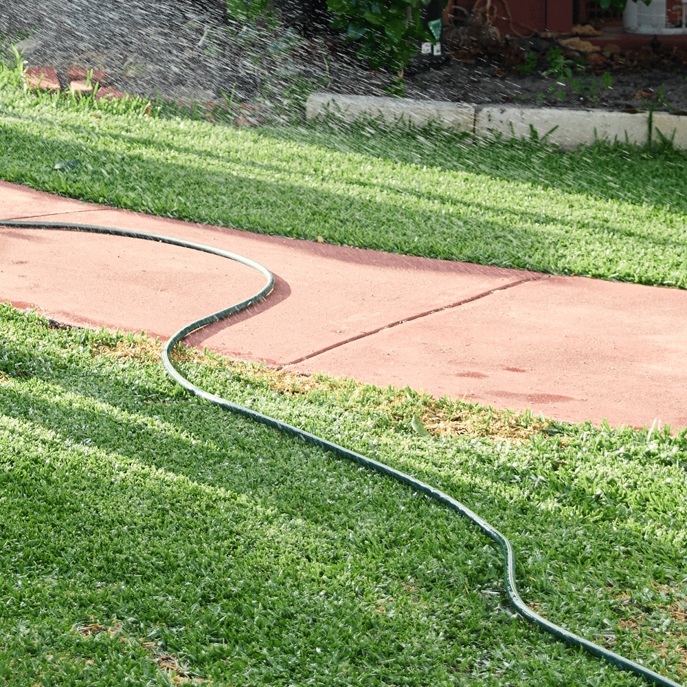 Australian Lawn Care - Lawn being watered in the morning